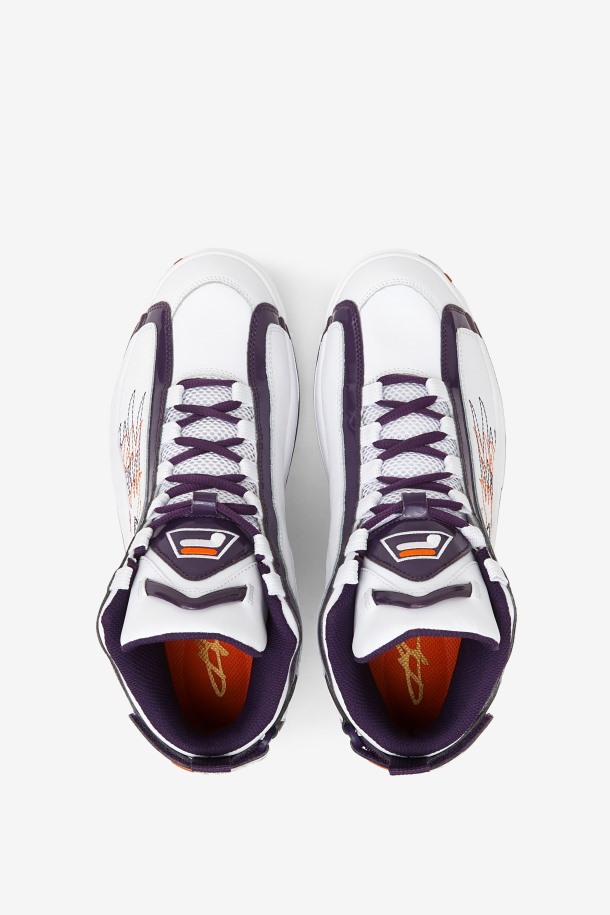 Blanco/púrpura Banderín/naranja Fila Outlets Big Kids\' Grant Hill 2 Historia