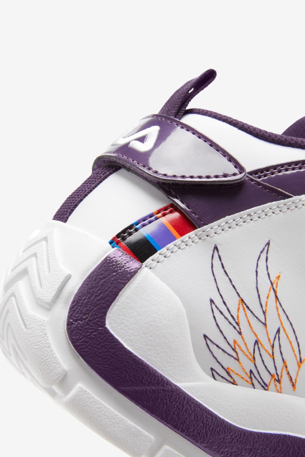 Blanco/púrpura Banderín/naranja Fila Outlets Big Kids\' Grant Hill 2 Historia