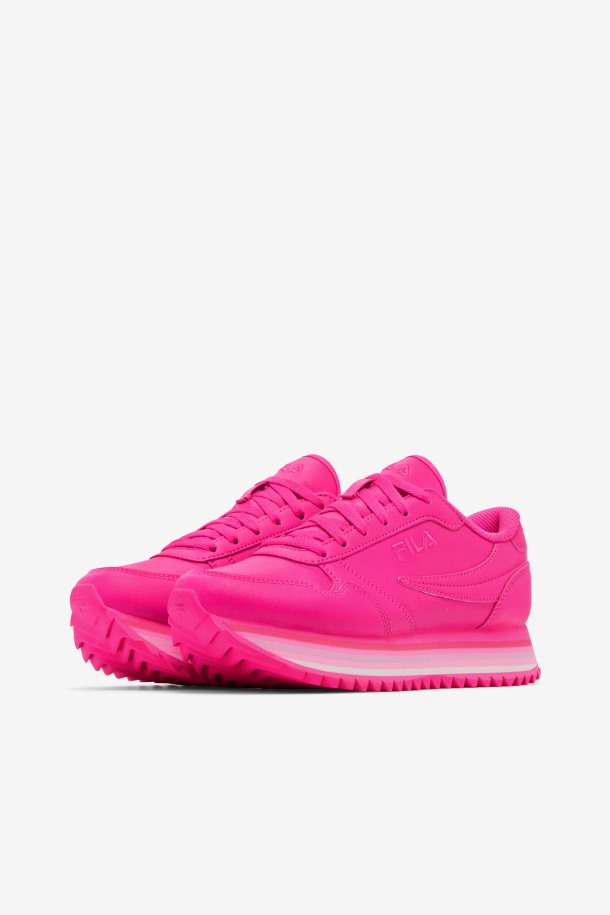 Zapatillas Fila Mujer Orbit Stripe Rosa Glo/rosa