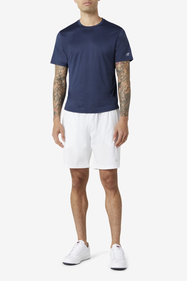 Pickleball Dobladillo Festoneado Fila Outlet Azul Marino Jaspeado