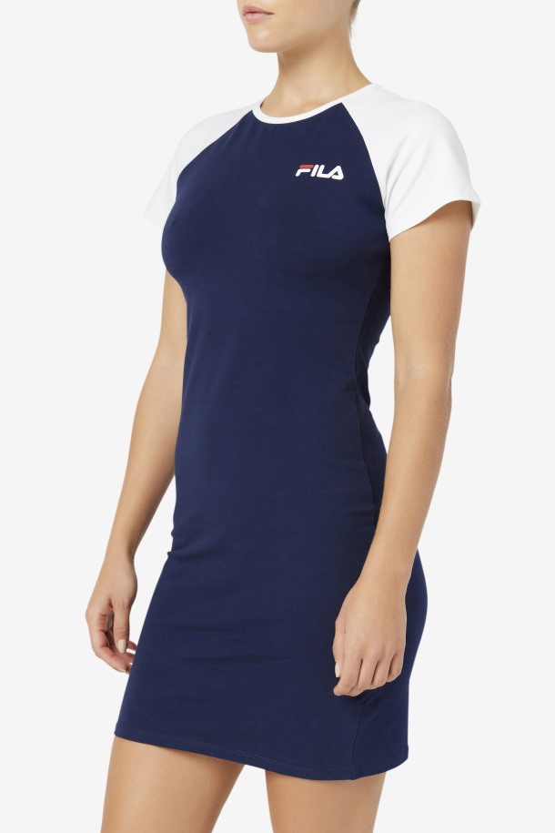 Vestido Kyra Fila Outlets Azul Marino