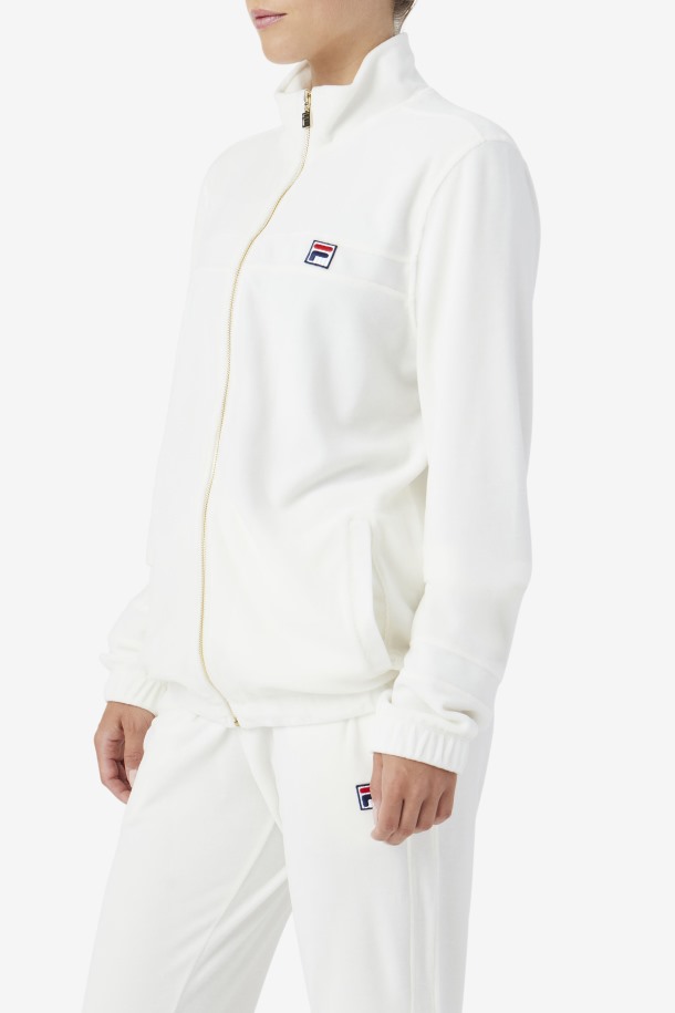 Egret Fila Outlets Chaqueta De Terciopelo Ravid