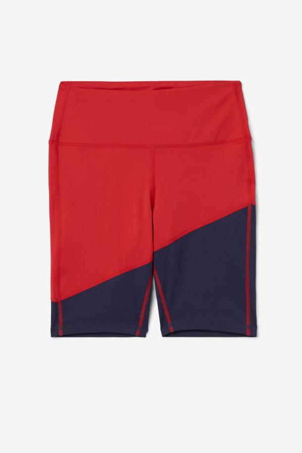 Pantalón Corto De Ciclismo Fila Outlet Rojo Marley