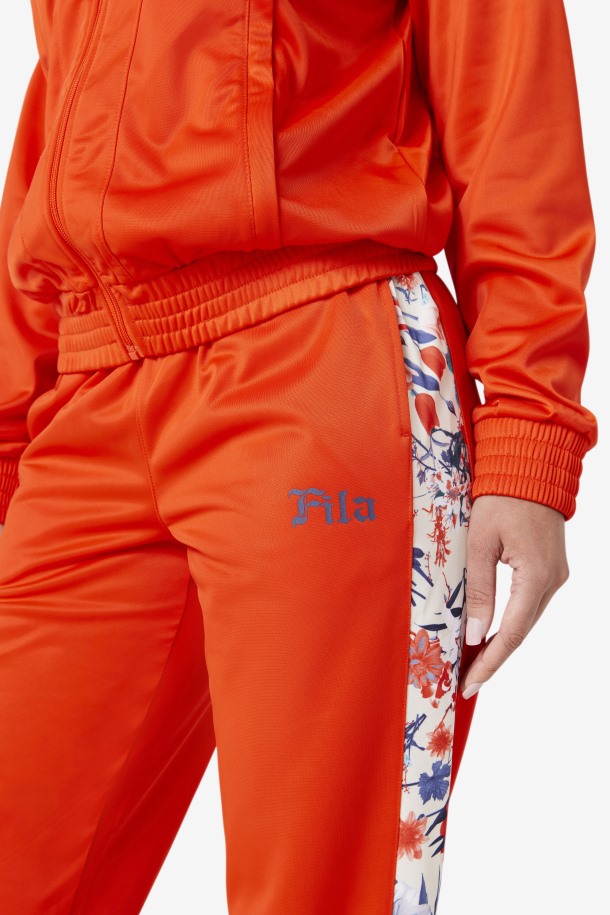 Kiara Track Pant Orange.com Fila Outlets