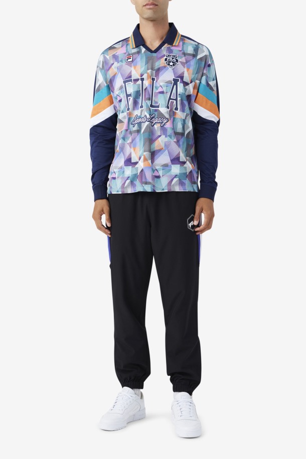 Camiseta Kay Portero Fila Outlet Azul Marino/azul/mandarina/blanco