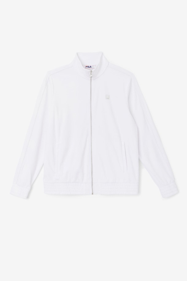 Blanco Cola Outlets Devell Chaqueta Terciopel