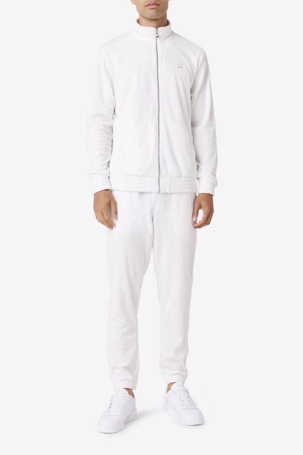 Blanco Cola Outlets Devell Chaqueta Terciopel