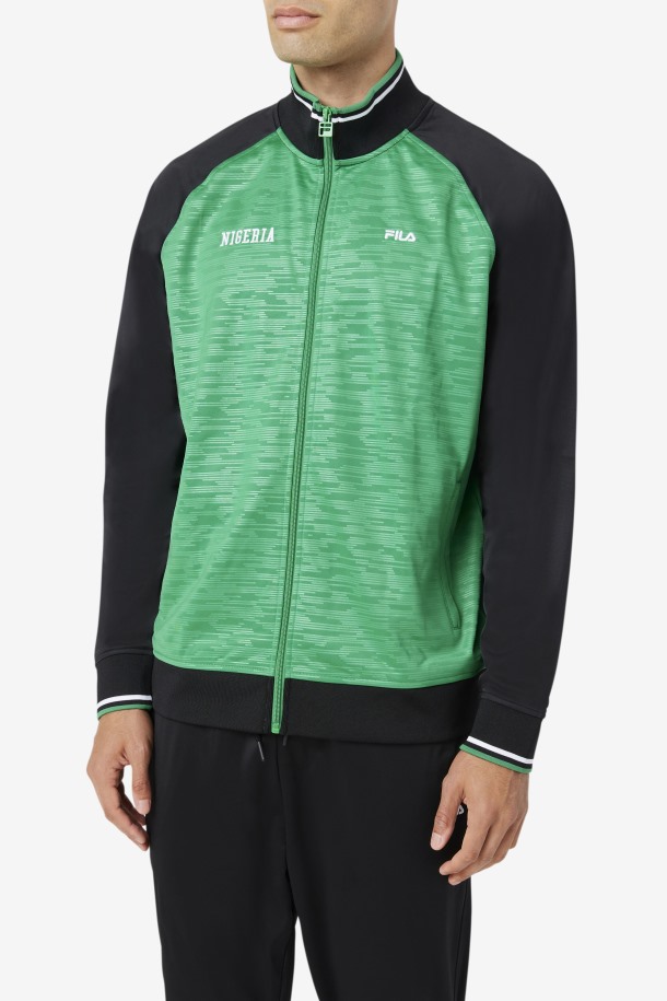 Chaqueta De Chándal De Nigeria Fila Outlets Jelly Bean/negro/blanco