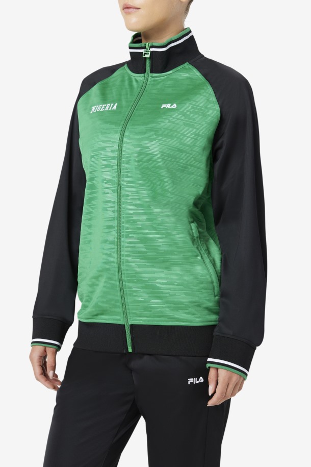 Chaqueta De Chándal De Nigeria Fila Outlets Jelly Bean/negro/blanco