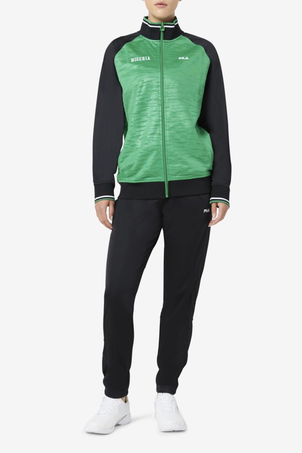 Chaqueta De Chándal De Nigeria Fila Outlets Jelly Bean/negro/blanco