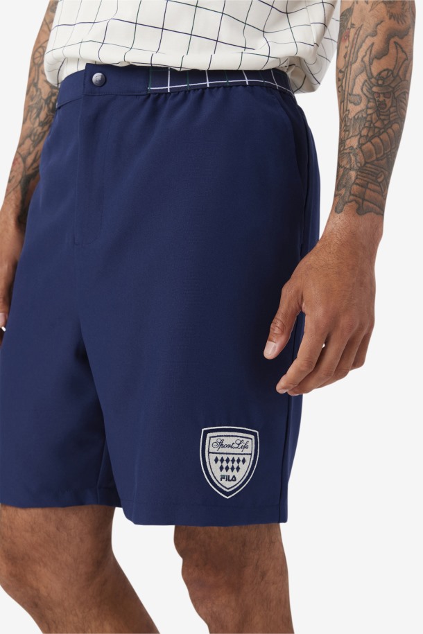 Pantalón Corto Fila Outlet Azul Marino/gardenia/blanco/junio Bug Anyz