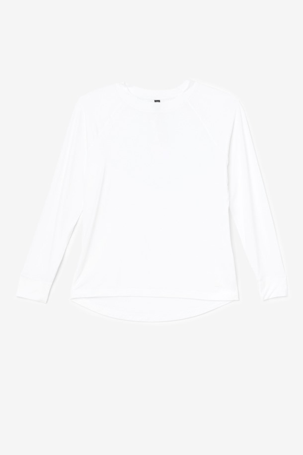 Fila Outlet Fi-lux Mesh Back Manga Larga Crew Blanco