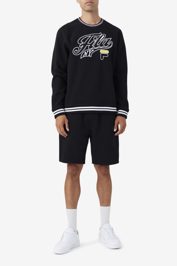 Fila Outlets Negro/blanco/mimosa Taylor Sudadera Con Cuello Redondo