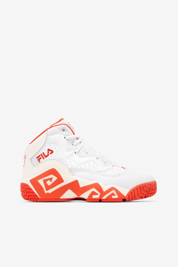 Mb White/mandarin Red/gardenia Fila Outlet Mujer