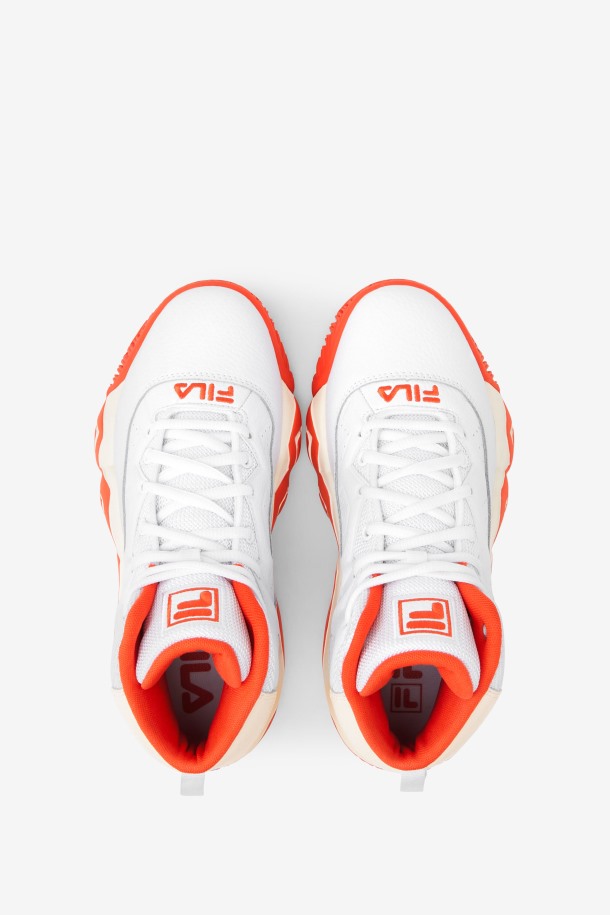 Mb White/mandarin Red/gardenia Fila Outlet Mujer