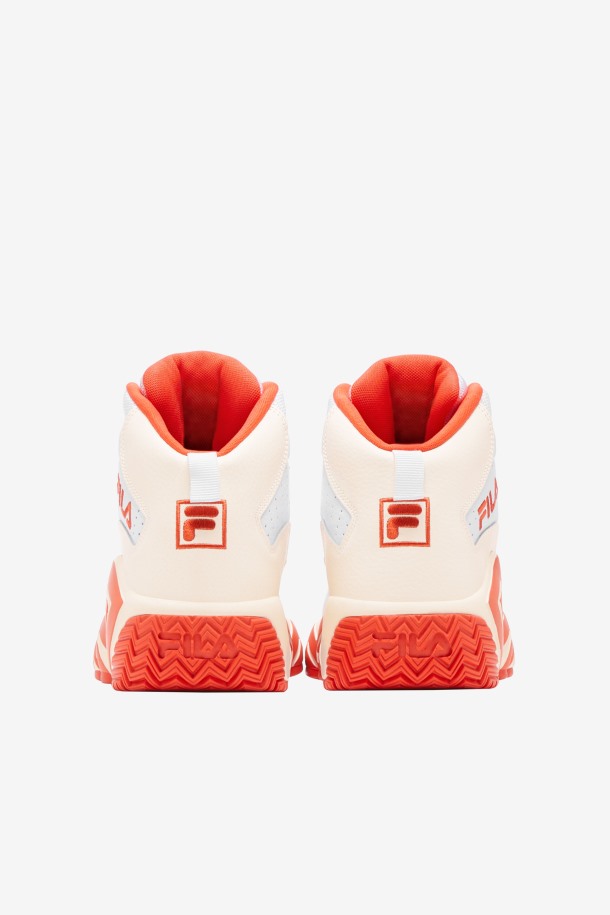 Mb White/mandarin Red/gardenia Fila Outlet Mujer