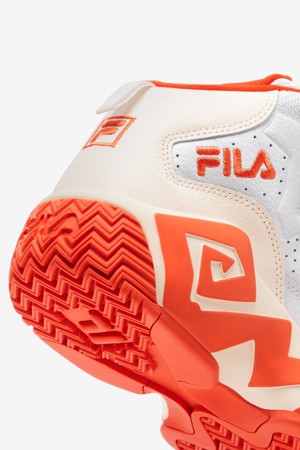 Mb White/mandarin Red/gardenia Fila Outlet Mujer