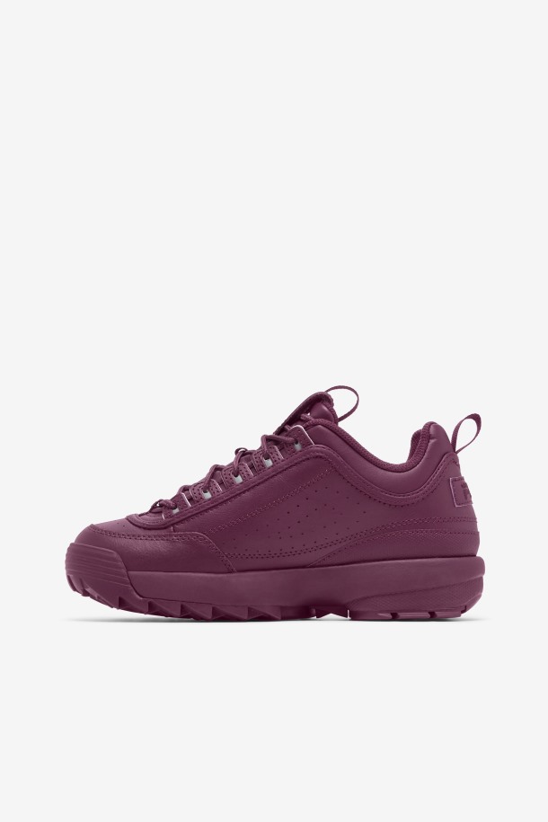 Fila Outlets Grape Vino Mujer Disruptor 2 Premium