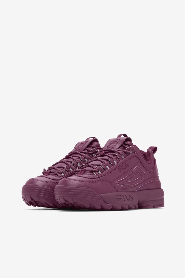 Fila Outlets Grape Vino Mujer Disruptor 2 Premium