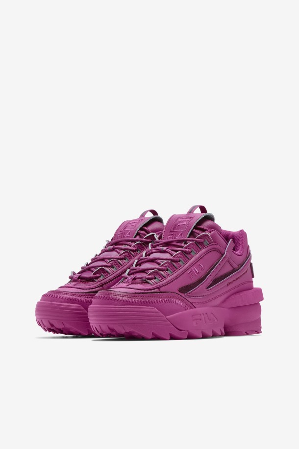 Rojo/vino De Uva Fila Outlets Mujeres Disruptor 2 Exp