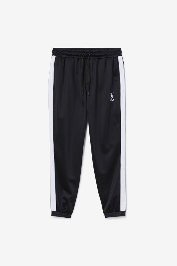 Pantalón De Chándal Runi Negro/blanco/monument Outlet Fila