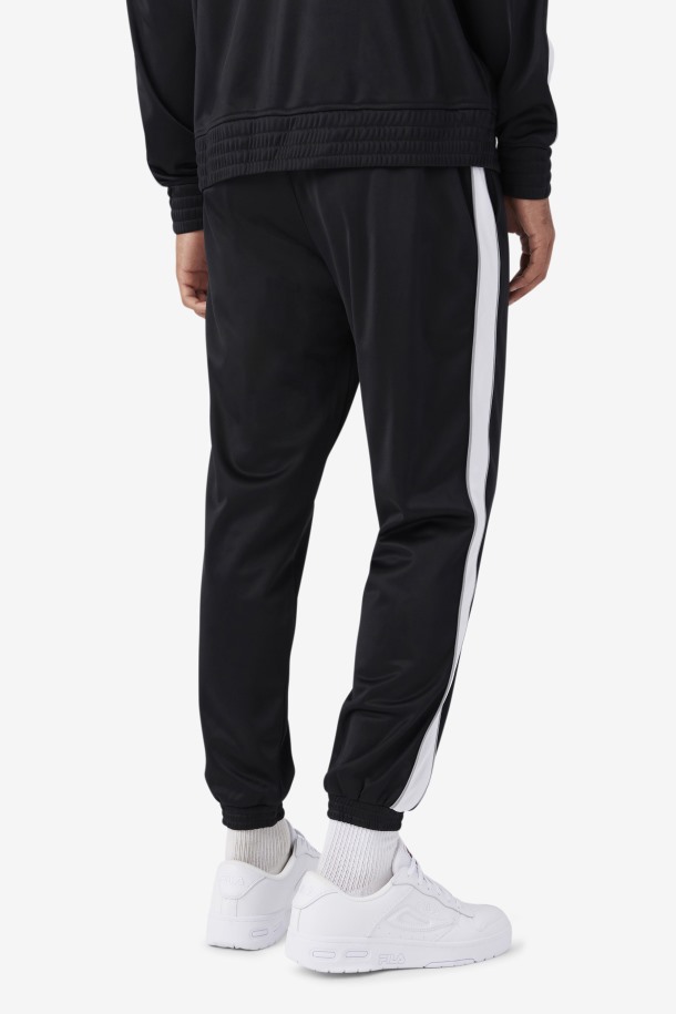 Pantalón De Chándal Runi Negro/blanco/monument Outlet Fila
