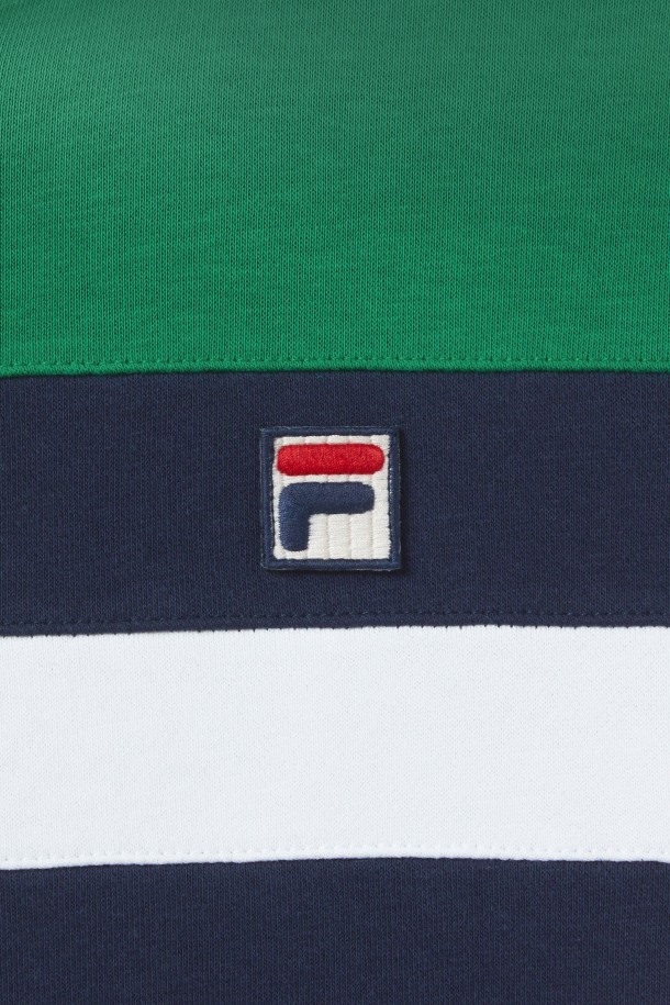 Fila Outlets Navy/jelly Bean/white Arlo Sudadera Con Capucha
