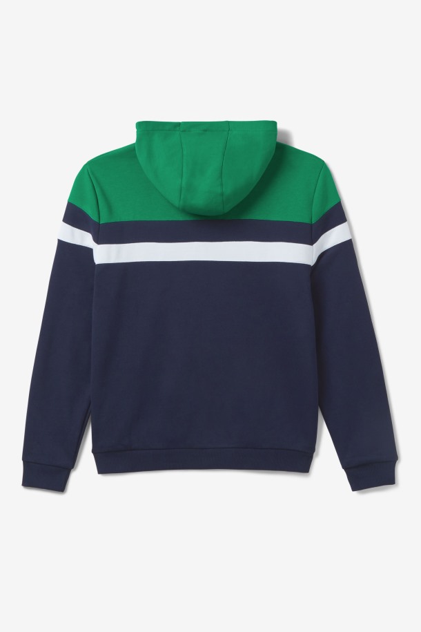 Fila Outlets Navy/jelly Bean/white Arlo Sudadera Con Capucha