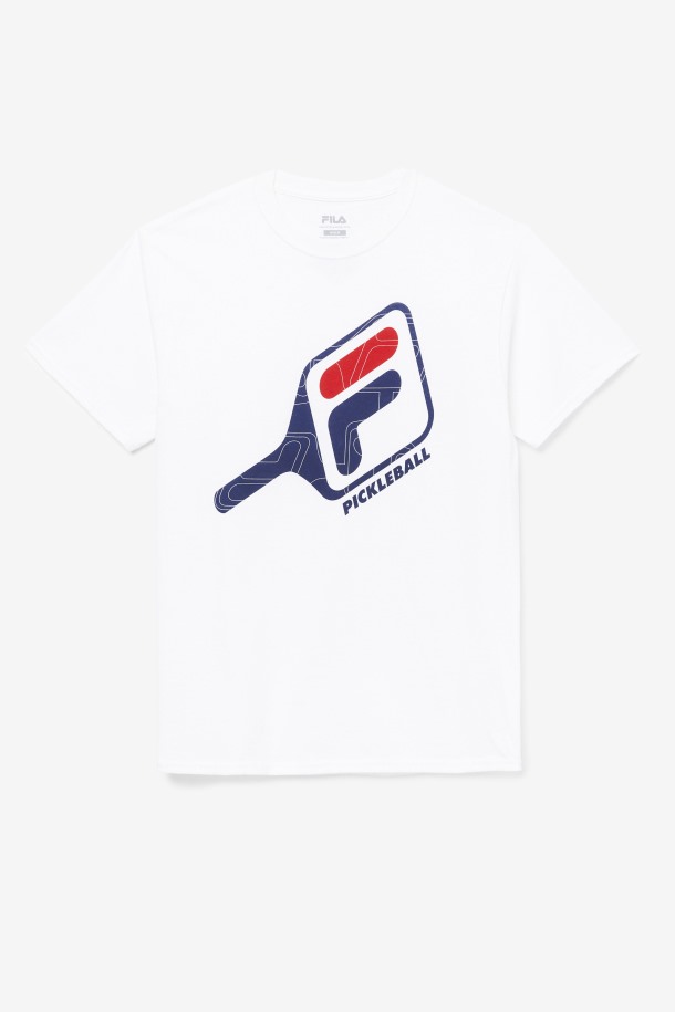 Camiseta Fila Outlet Pickleball Padel Blanca