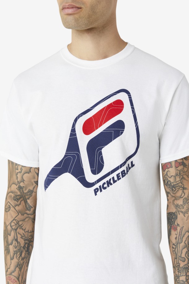 Camiseta Fila Outlet Pickleball Padel Blanca
