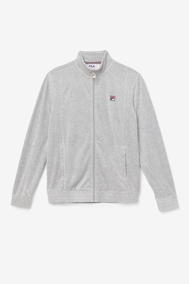 Chaqueta Velour O-fit Gris Jaspeado Fila Outlet