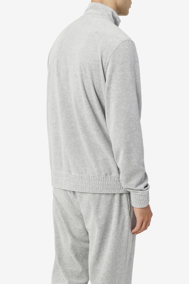 Chaqueta Velour O-fit Gris Jaspeado Fila Outlet