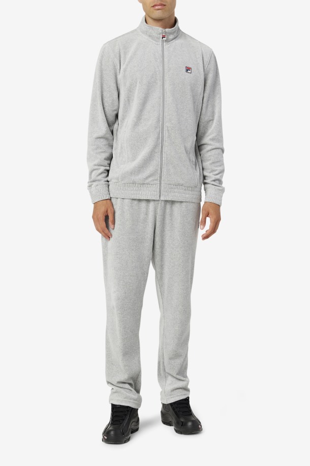 Chaqueta Velour O-fit Gris Jaspeado Fila Outlet