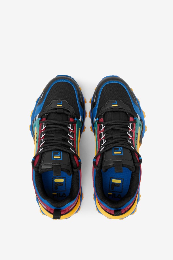 Negro/rio Rojo/azul Imperial Niños Grandes Oakmont Tr Fila Outlet