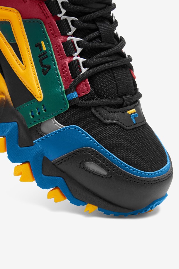 Negro/rio Rojo/azul Imperial Niños Grandes Oakmont Tr Fila Outlet