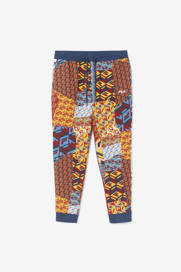 Row Outlets Estampado Amarillo/ocean Amay Jogger