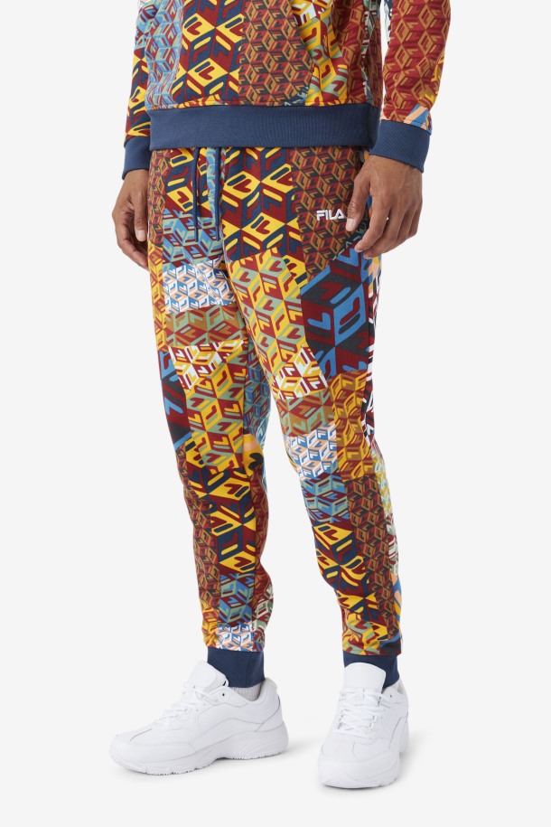 Row Outlets Estampado Amarillo/ocean Amay Jogger