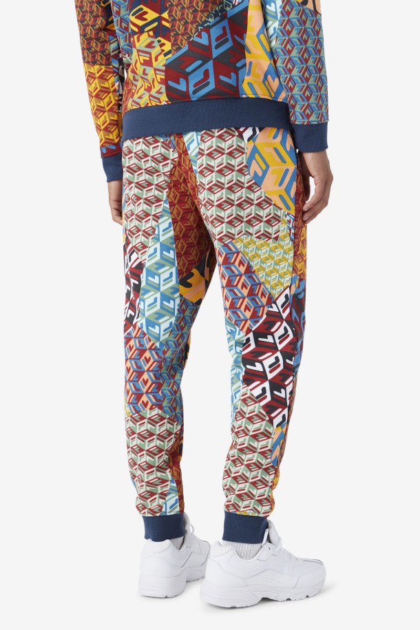 Row Outlets Estampado Amarillo/ocean Amay Jogger