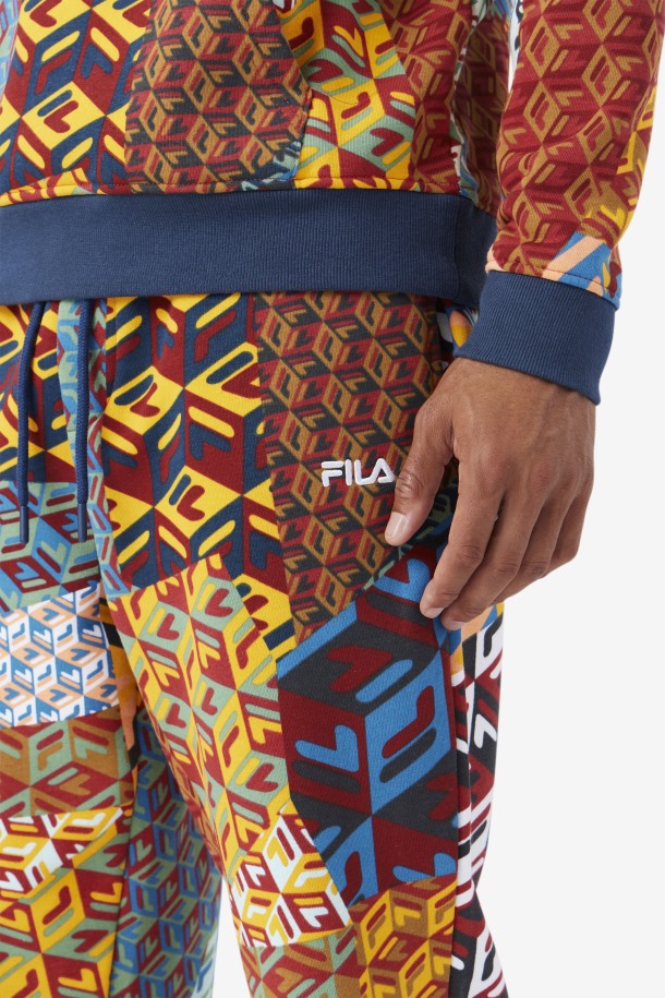 Row Outlets Estampado Amarillo/ocean Amay Jogger