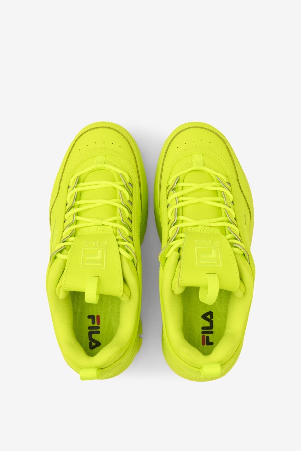 Zapatillas Mujer Disruptor 2 Cuña Amarillas Fila Outlet