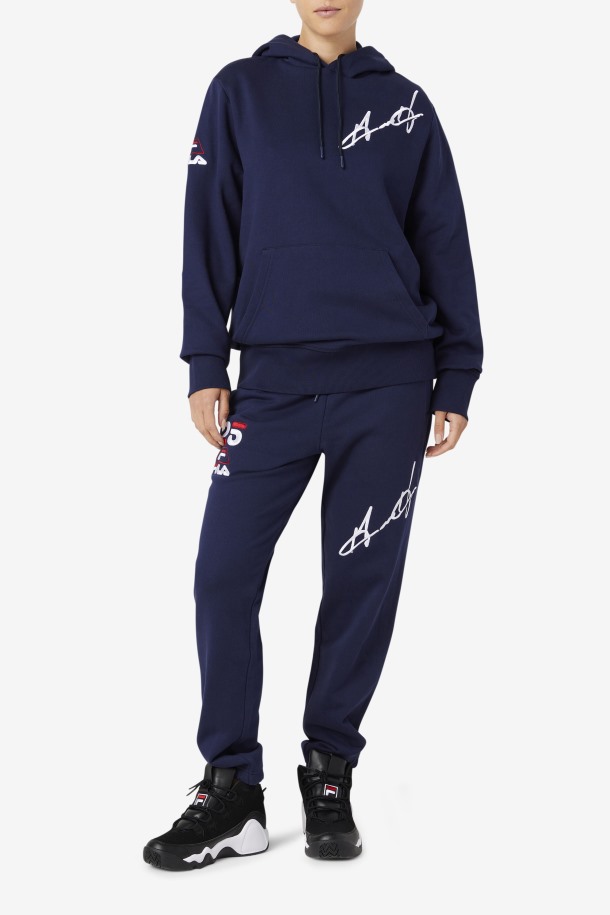 Azul Marino Grant Hill Lazarus Sudadera Con Capucha Fila Outlets