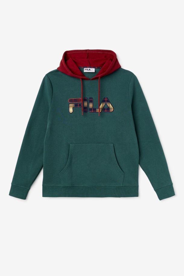 Fila Outlets Harnoop Sudadera Con Capucha Junio Bug/rhubarb/saffron