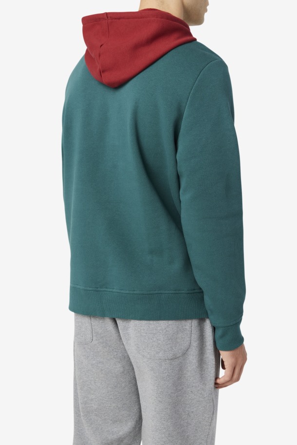 Fila Outlets Harnoop Sudadera Con Capucha Junio Bug/rhubarb/saffron