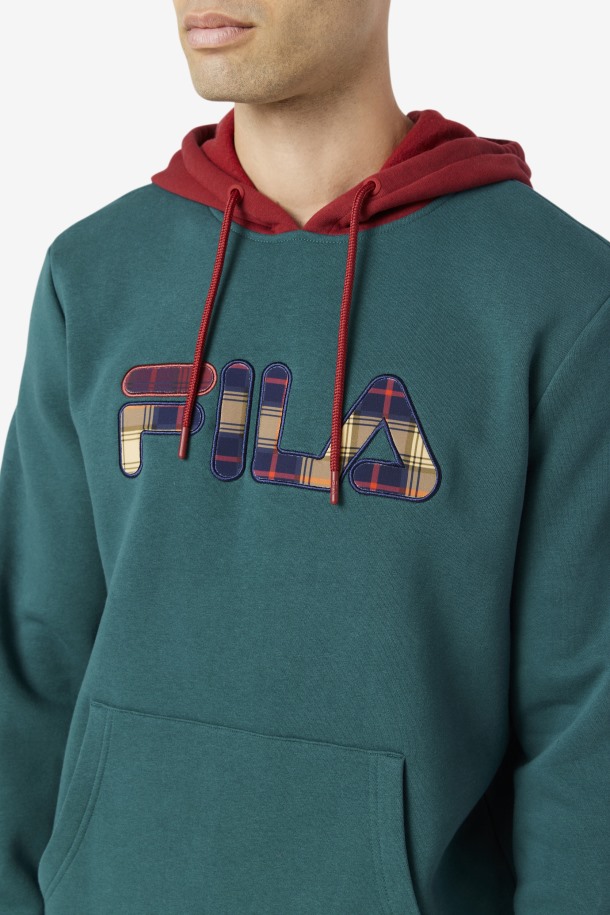 Fila Outlets Harnoop Sudadera Con Capucha Junio Bug/rhubarb/saffron