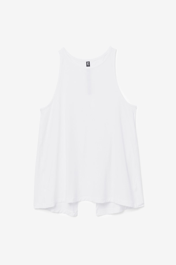 Fila Outlets Fi-lux Camiseta Sin Mangas Con Espalda Abierta Blanca