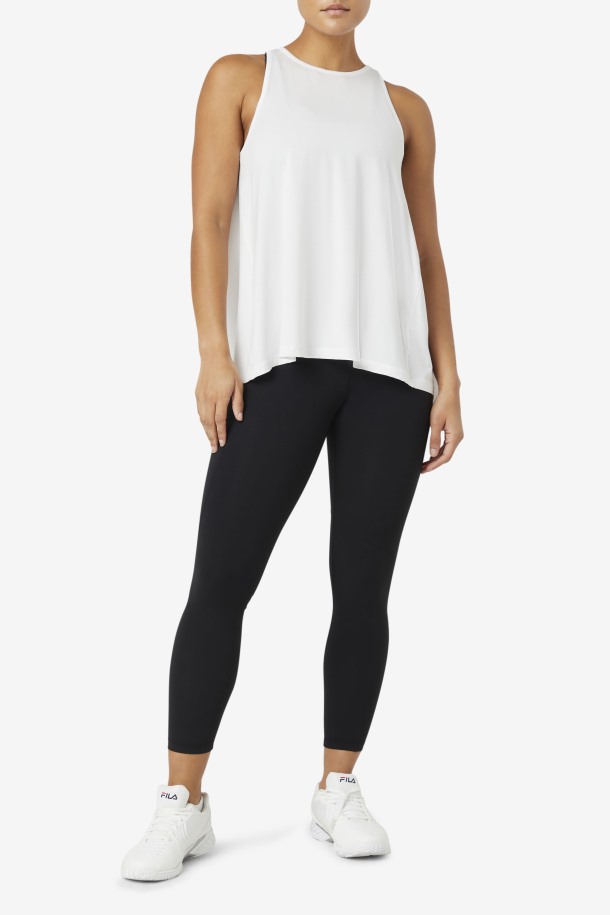 Fila Outlets Fi-lux Camiseta Sin Mangas Con Espalda Abierta Blanca