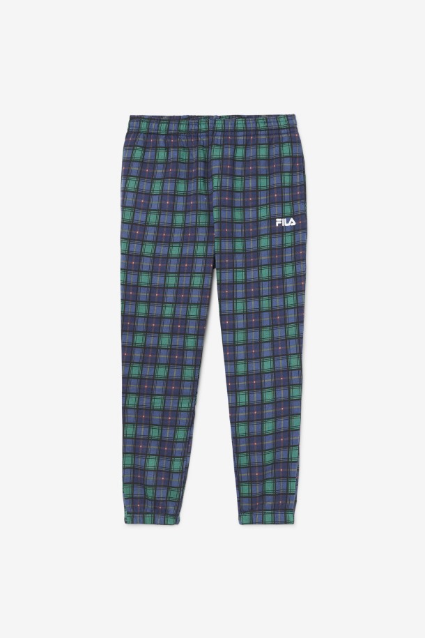 Fila Outlets Dorm Plaid Jogger Junio Bug/rhubarb/navy