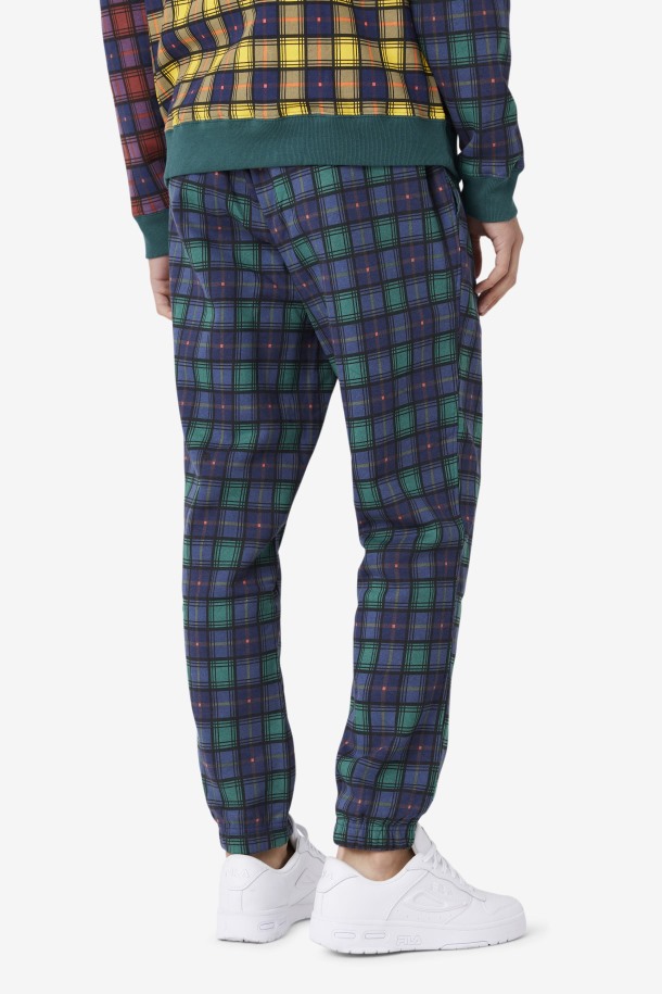 Fila Outlets Dorm Plaid Jogger Junio Bug/rhubarb/navy