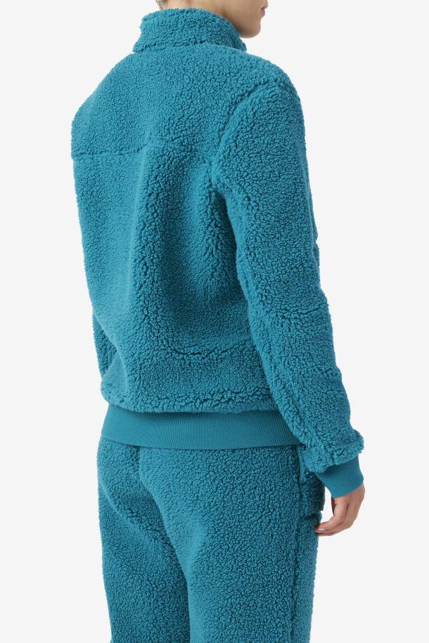 Deep Lake Cola Outlets Freyja Sherpa Chaqueta