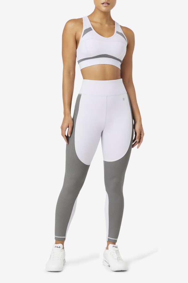 Sujetador Deportivo Uplift Racerback Fila Outlets Lblu/gargl